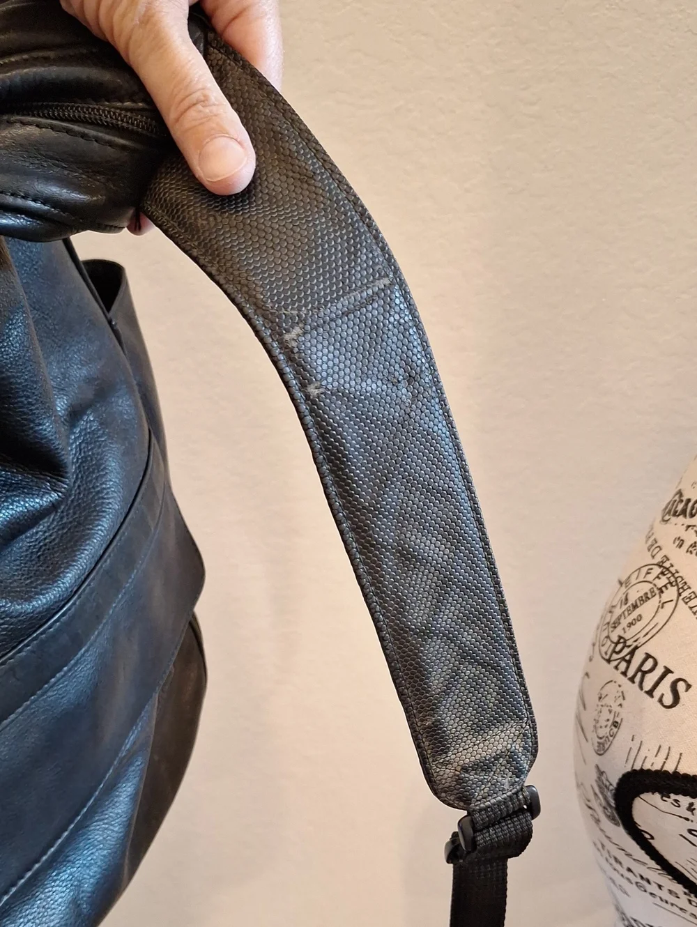 Vintage CP LL Bean x Ameribag Black Leather Healthy Sling Bag